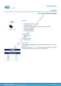 STPS80150CW Datasheet Cover