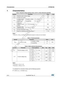 STPS8H100FP Datasheet Page 2