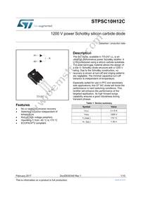 STPSC10H12CWL Datasheet Cover