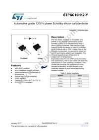 STPSC10H12GY-TR Datasheet Cover
