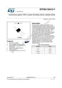 STPSC15H12DY Datasheet Cover