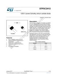STPSC2H12B-TR1 Datasheet Cover