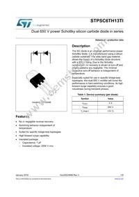 STPSC6TH13TI Datasheet Cover