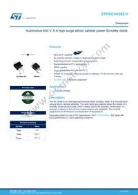 STPSC8H065G2Y-TR Datasheet Cover