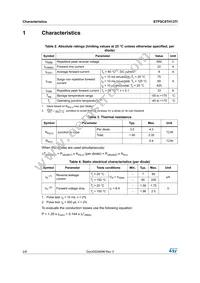 STPSC8TH13TI Datasheet Page 2