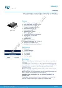 STPW12PHR Datasheet Cover