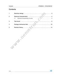 STQ1NC45R-AP Datasheet Page 2