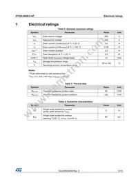 STQ2LN60K3-AP Datasheet Page 3