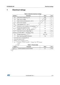 STQ3N45K3-AP Datasheet Page 3