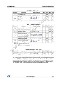STQ3N45K3-AP Datasheet Page 5