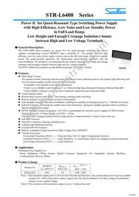 STR-L6472 Datasheet Cover