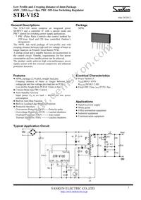 STR-V152 Datasheet Cover