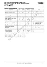 STR-V153 Datasheet Page 2