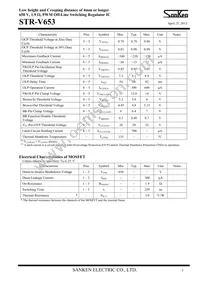 STR-V653 Datasheet Page 3