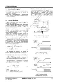 STR-W6052S Datasheet Page 12