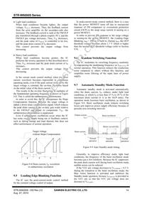 STR-W6052S Datasheet Page 14