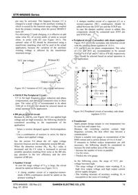 STR-W6052S Datasheet Page 19