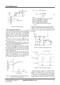 STR-W6072S Datasheet Page 17