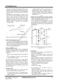 STR-W6072S Datasheet Page 19