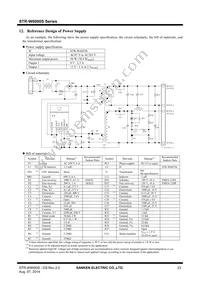 STR-W6072S Datasheet Page 23