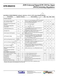 STR-W6251D Datasheet Page 6