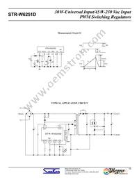 STR-W6251D Datasheet Page 10