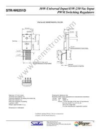 STR-W6251D Datasheet Page 11