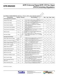 STR-W6252D Datasheet Page 5