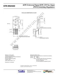 STR-W6252D Datasheet Page 11