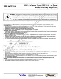 STR-W6252D Datasheet Page 13
