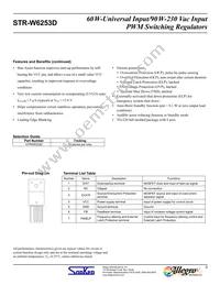 STR-W6253D Datasheet Page 2