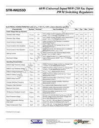 STR-W6253D Datasheet Page 5