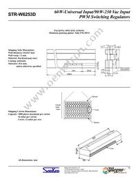 STR-W6253D Datasheet Page 12