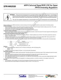STR-W6253D Datasheet Page 13
