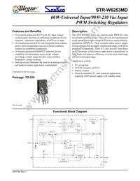 STR-W6253MD Datasheet Cover