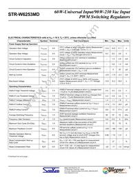STR-W6253MD Datasheet Page 5