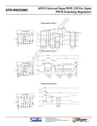 STR-W6253MD Datasheet Page 7