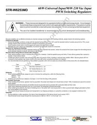 STR-W6253MD Datasheet Page 13