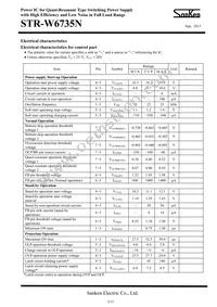 STR-W6735N Datasheet Page 3