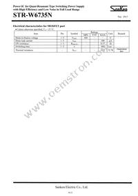 STR-W6735N Datasheet Page 4