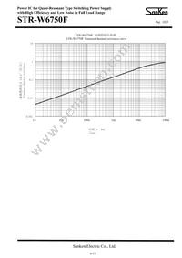 STR-W6750F Datasheet Page 6