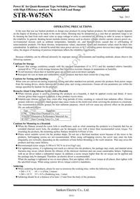 STR-W6756N Datasheet Page 10
