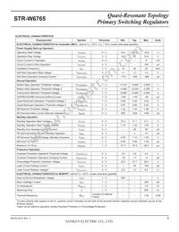 STR-W6765 Datasheet Page 5
