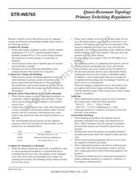 STR-W6765 Datasheet Page 13