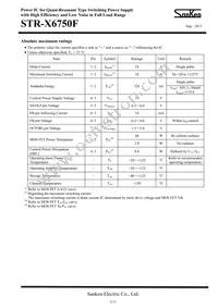 STR-X6750F Datasheet Page 2