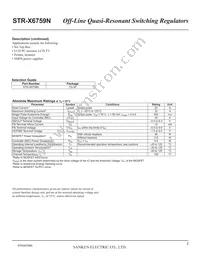 STR-X6759N Datasheet Page 2