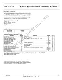 STR-X6769 Datasheet Page 2