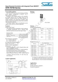 STR-Y6766A Datasheet Cover