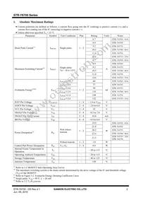 STR-Y6766A Datasheet Page 3