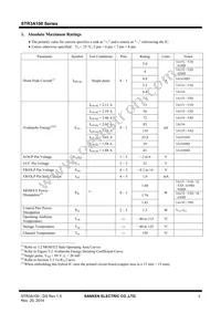 STR3A163HD Datasheet Page 3